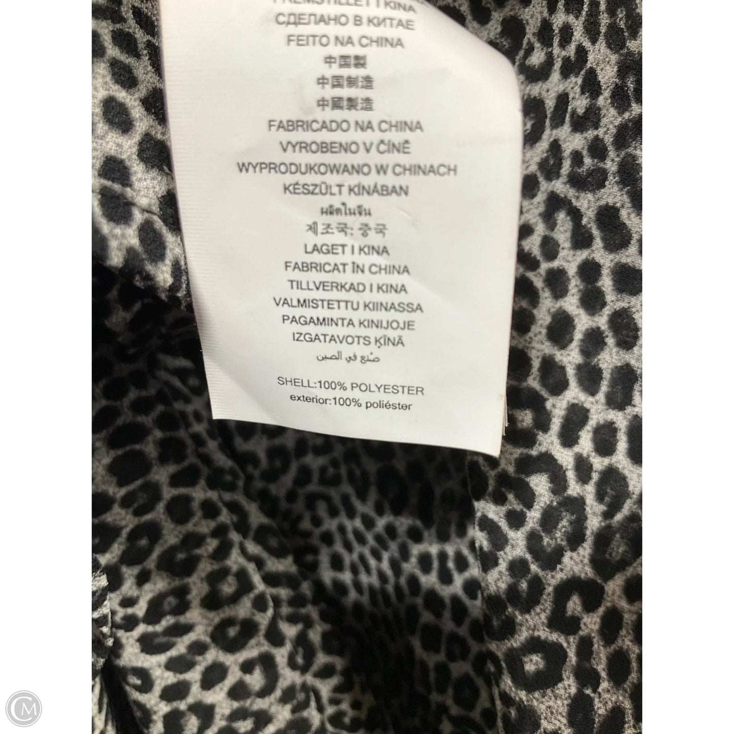 Top 2pc Long Sleeve By Michael By Michael Kors In Leopard Print, Size: M