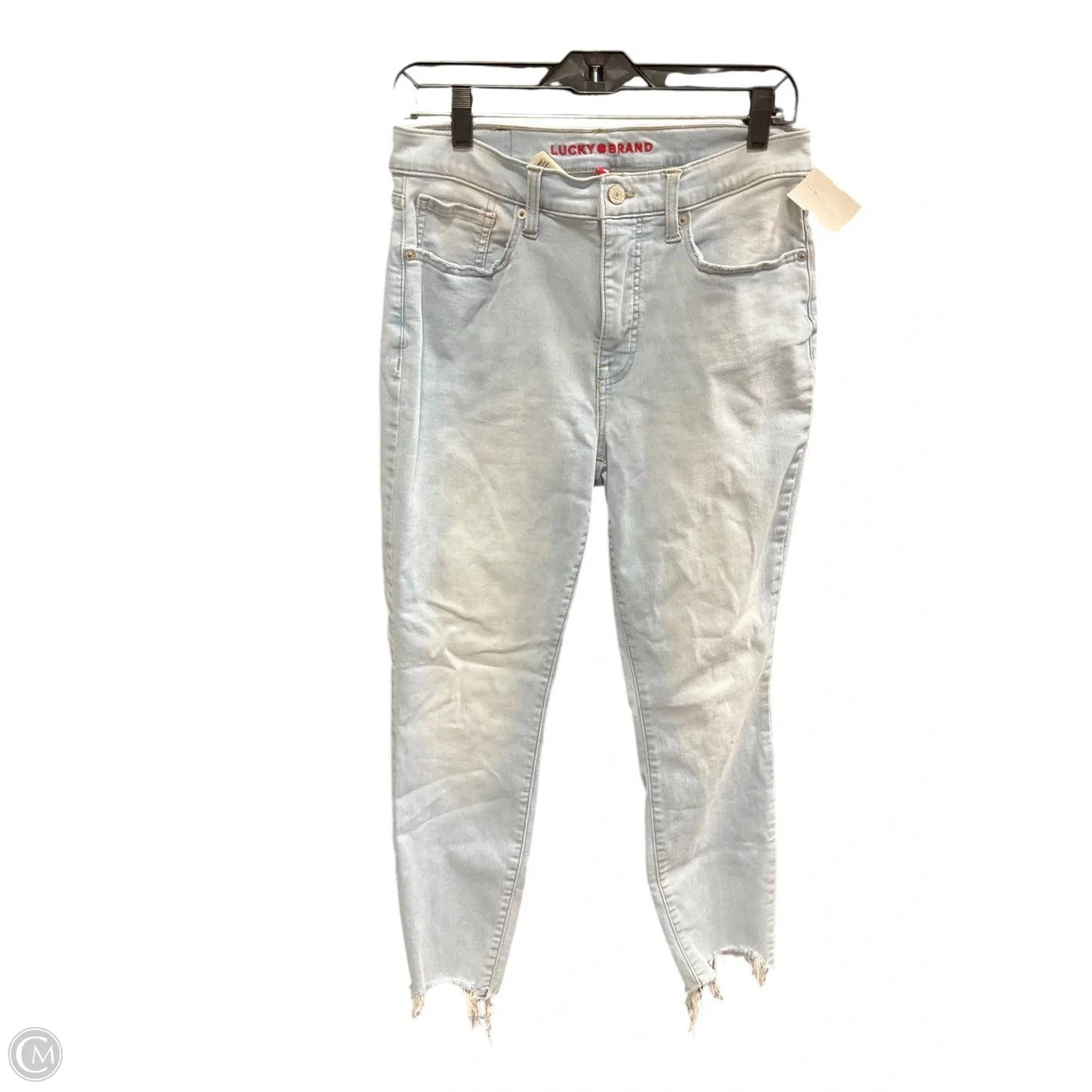 Jeans Skinny By Lucky Brand In Blue Denim, Size: 8