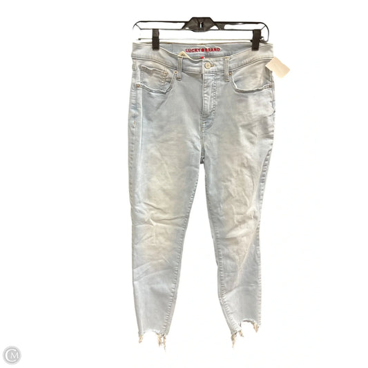 Jeans Skinny By Lucky Brand In Blue Denim, Size: 8