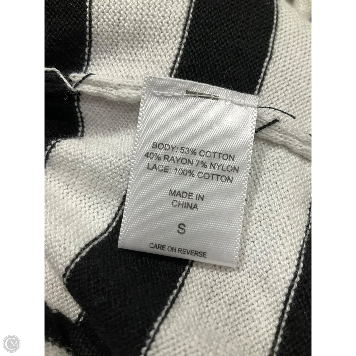 Cardigan By New York And Co In Striped Pattern, Size: S