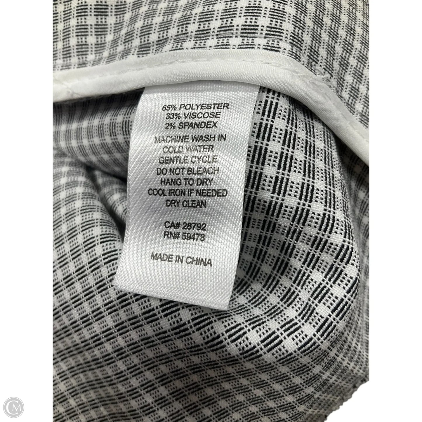 Blazer By Rachel Zoe In Black & White, Size: Xl