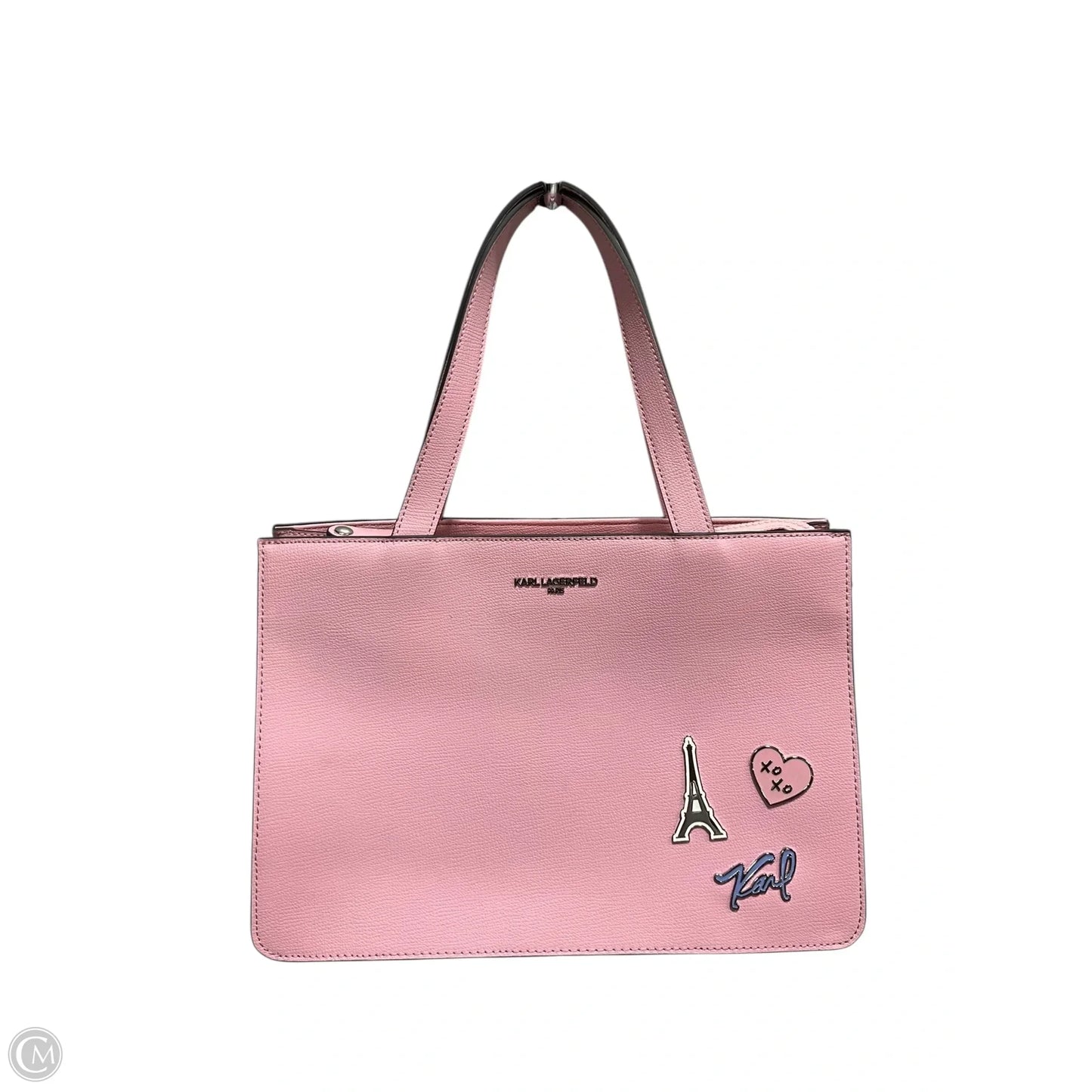 Handbag Designer By Karl Lagerfeld, Size: Medium