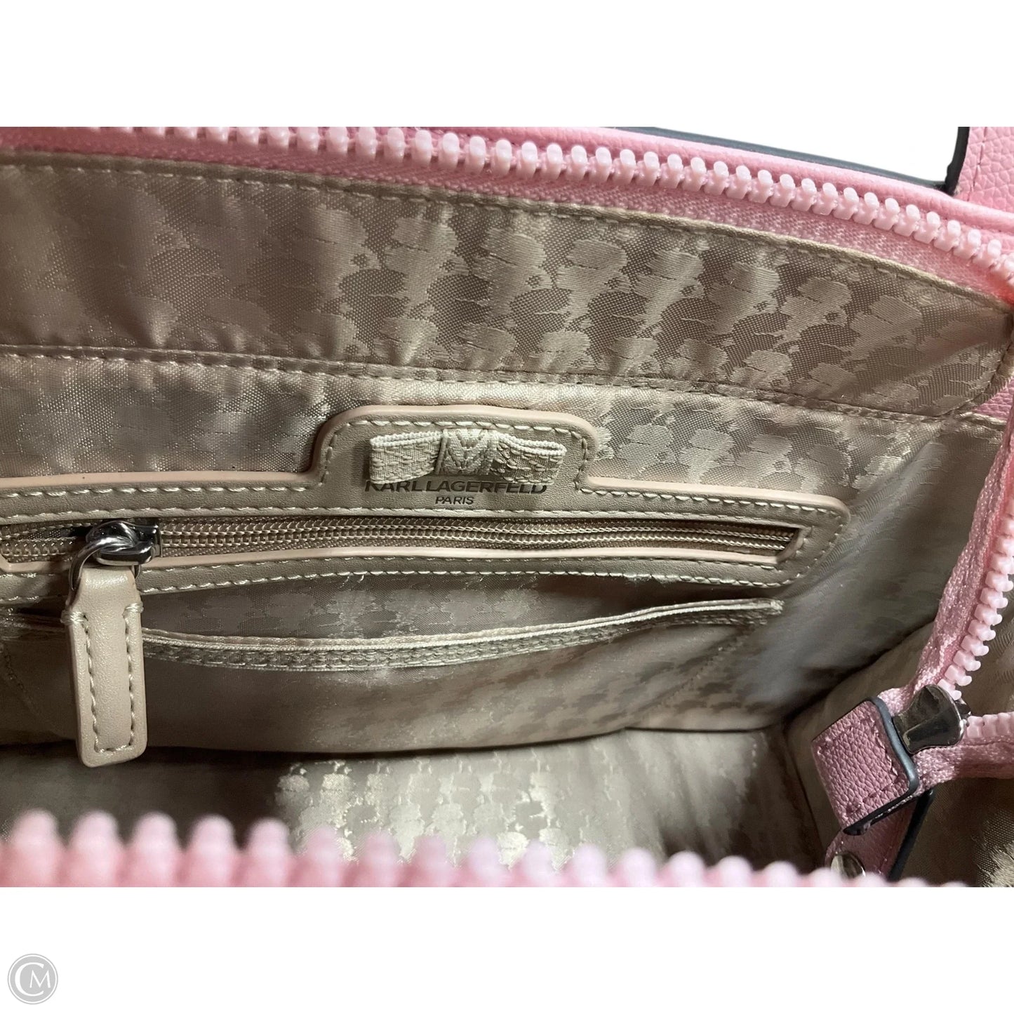 Handbag Designer By Karl Lagerfeld, Size: Medium