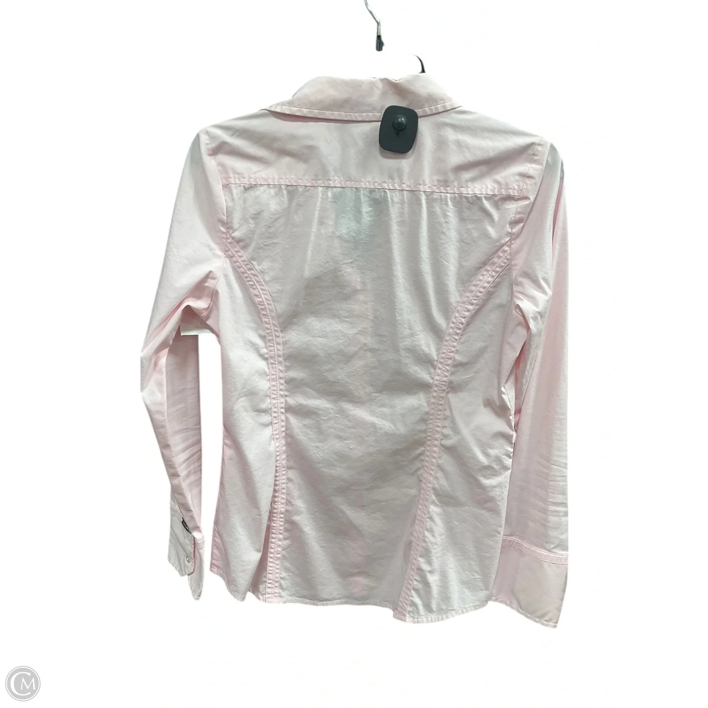 Blouse Long Sleeve By Express In Pink, Size: M