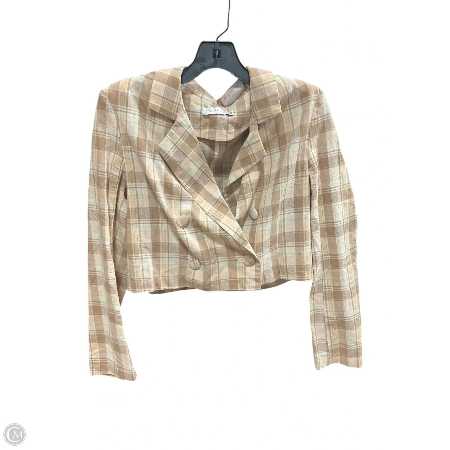Blazer By Lush In Tan, Size: M