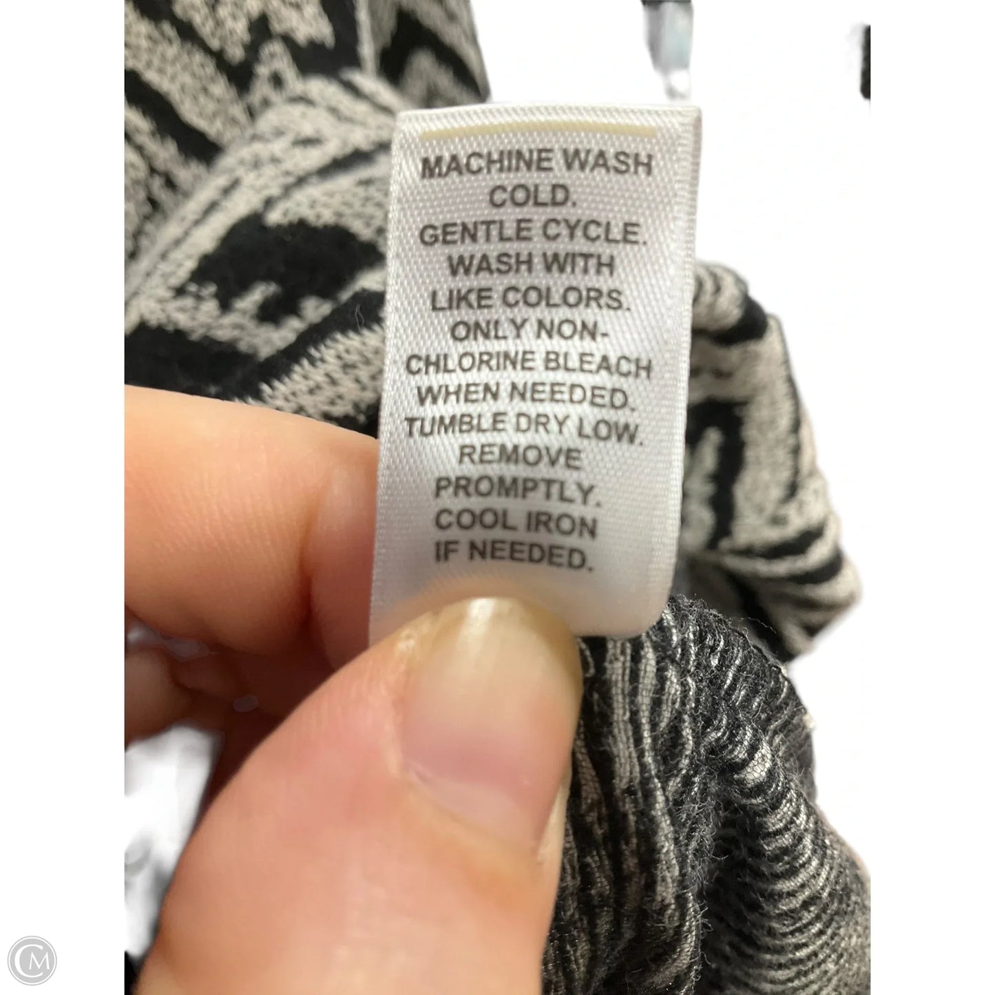 Dress Casual Short By Cato In Black & White, Size: Xl