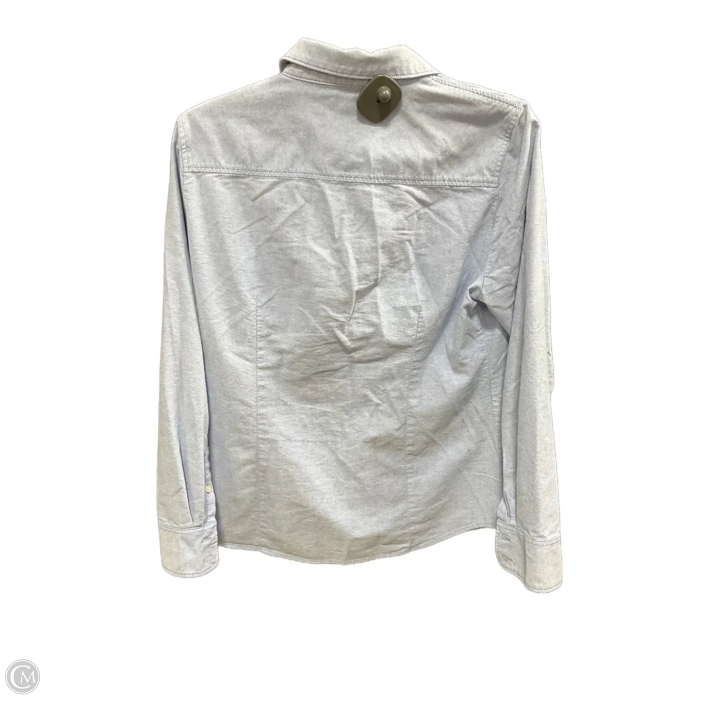 Blouse Long Sleeve By J. Crew In Blue, Size: M