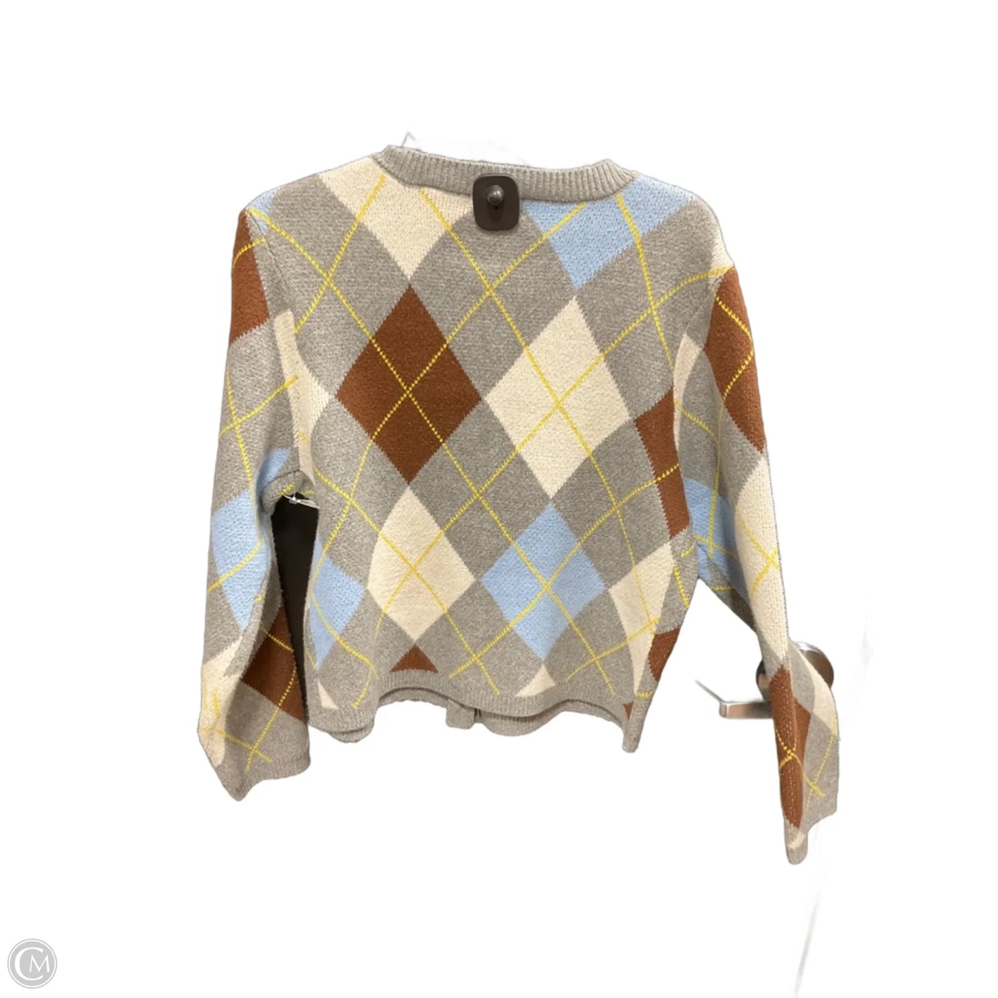 Sweater Cardigan By Marled In Grey, Size: L