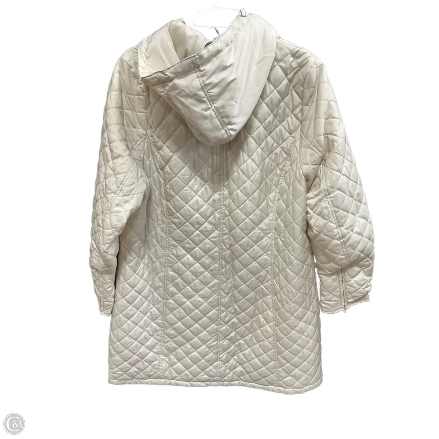 Coat Puffer & Quilted By Lane Bryant In Tan, Size: 14