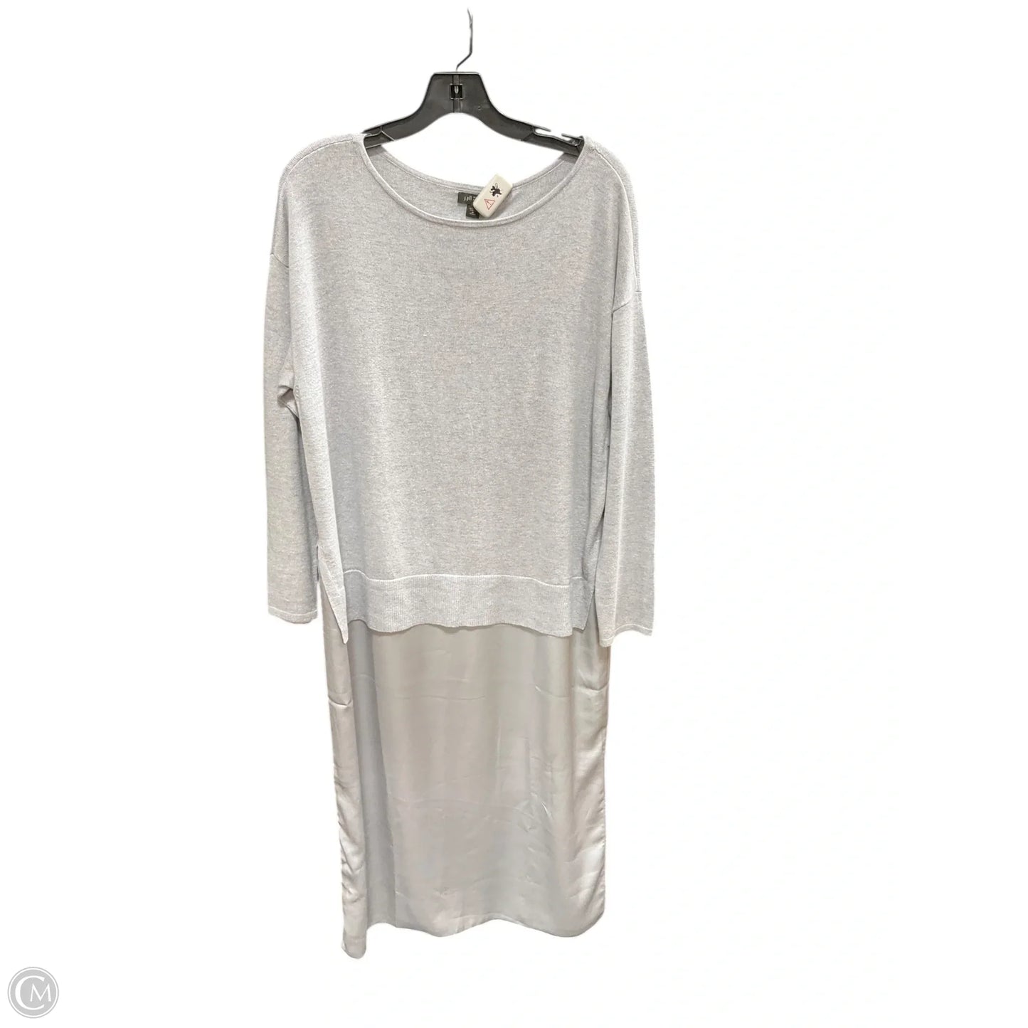 Dress Casual Maxi By J. Jill In Grey, Size: M