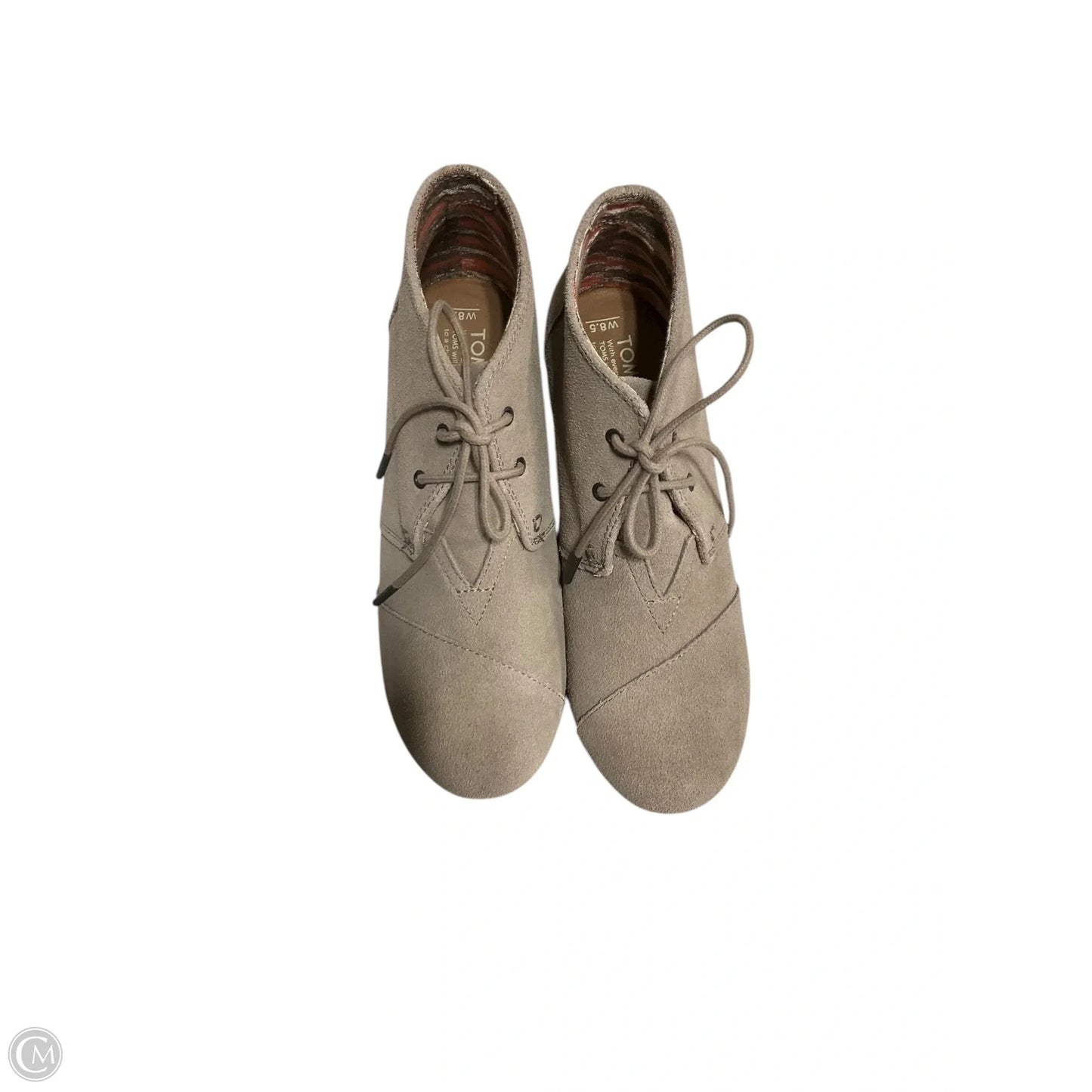 Boots Knee Heels By Toms In Tan, Size: 8.5