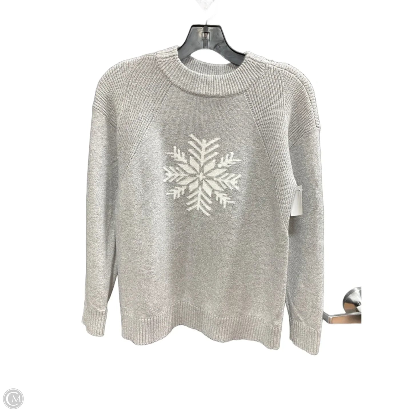 Sweater By Talbots In Grey, Size: S