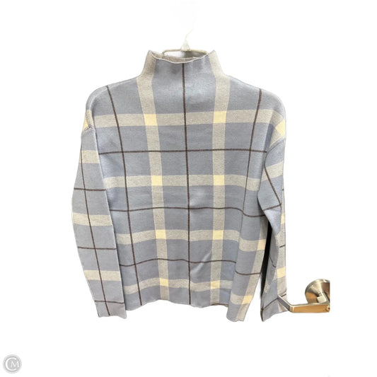 Top Long Sleeve Basic By Jones And Co In Black & Blue, Size: Xs