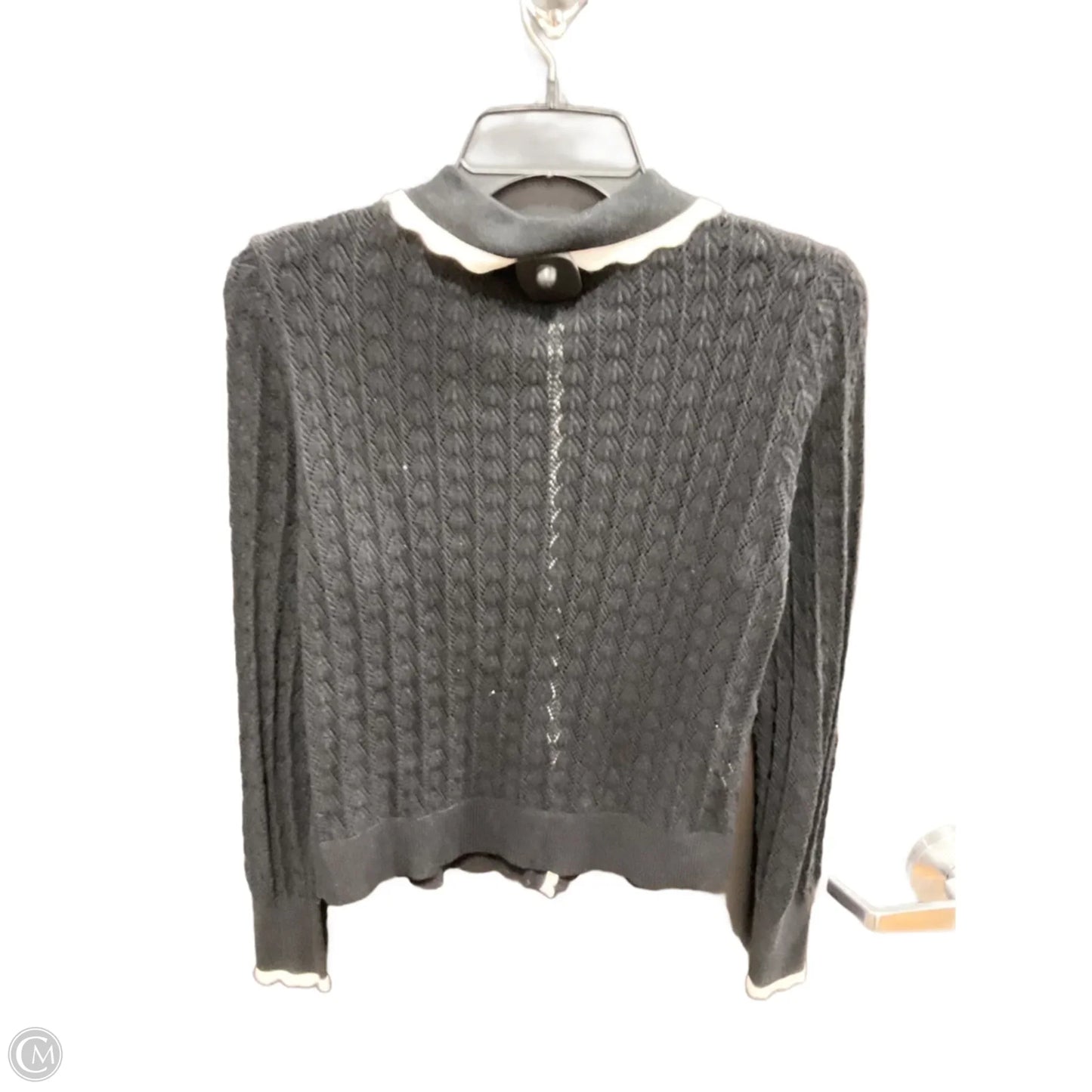 Cardigan By Loft In Black & White, Size: L