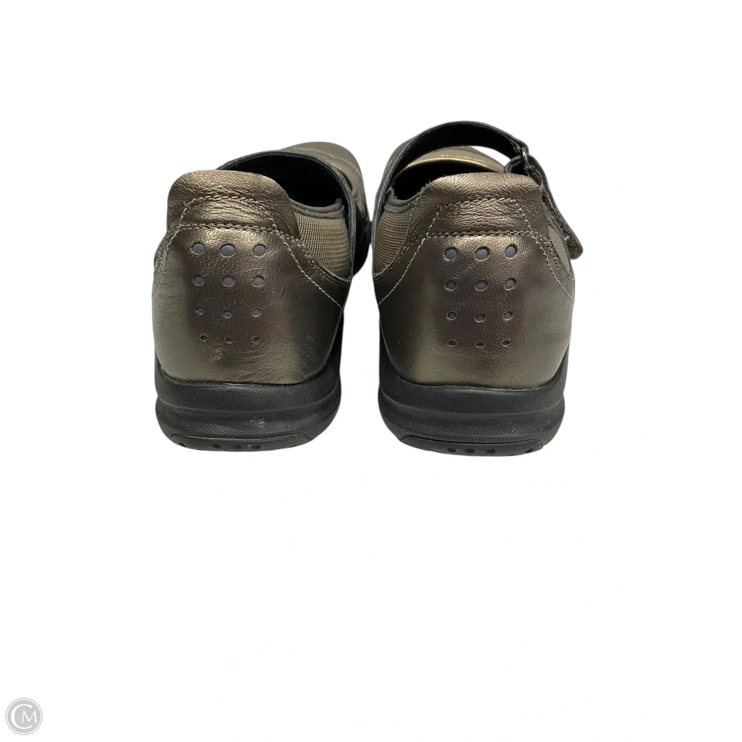 Shoes Heels Block By Clarks In Gold, Size: 10