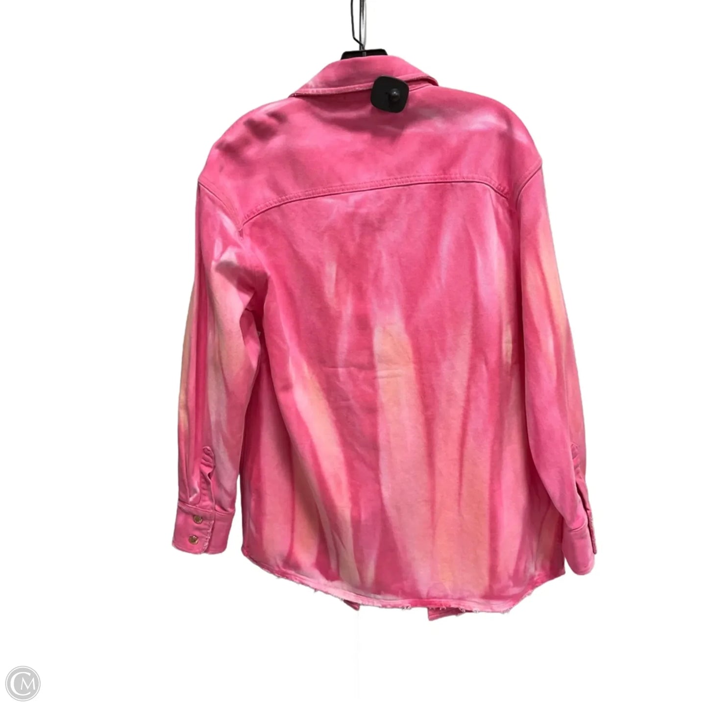 Jacket Denim By Cma In Pink, Size: M
