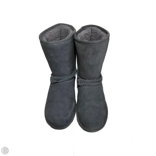 Boots Knee Flats By Bearpaw In Grey, Size: 9
