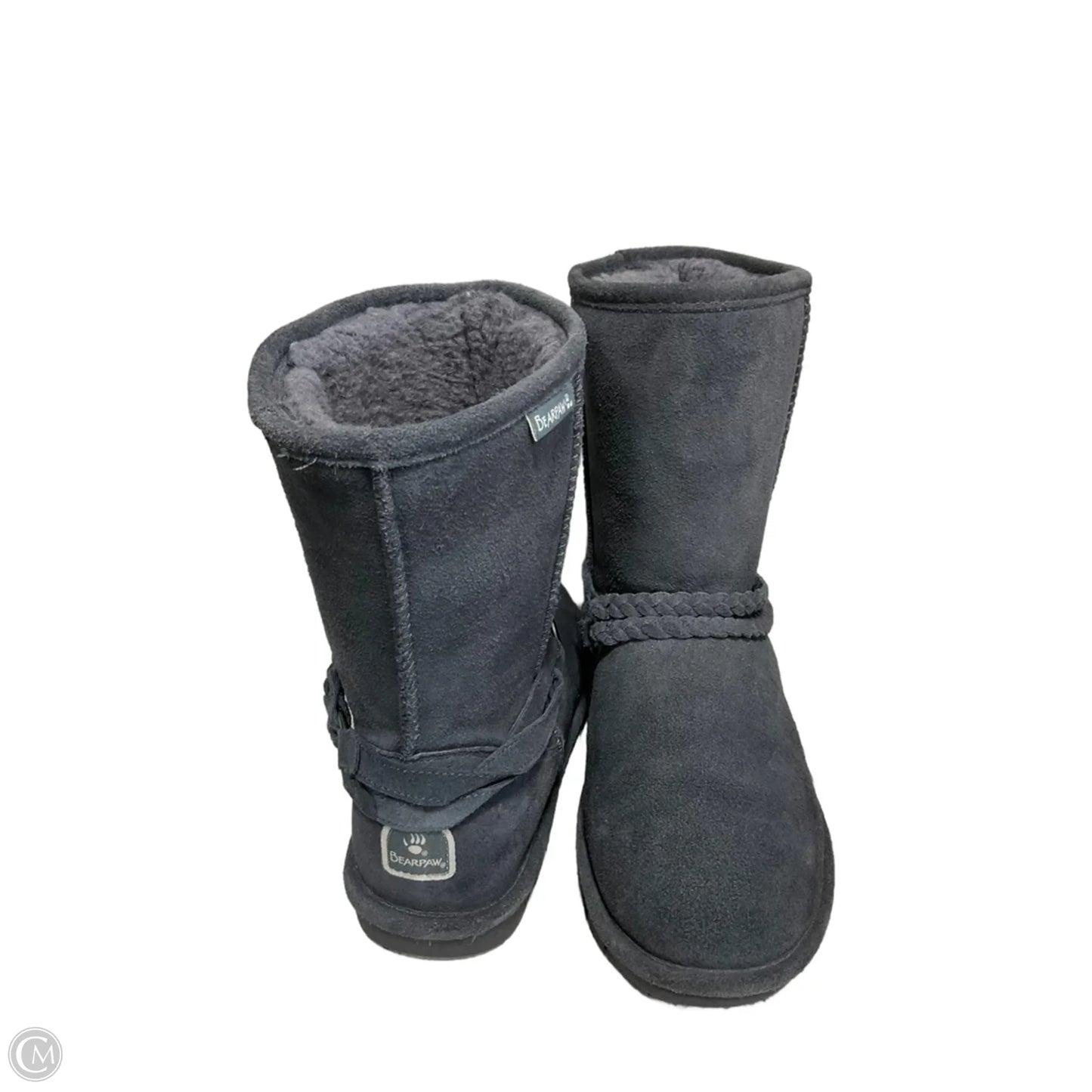 Boots Knee Flats By Bearpaw In Grey, Size: 9