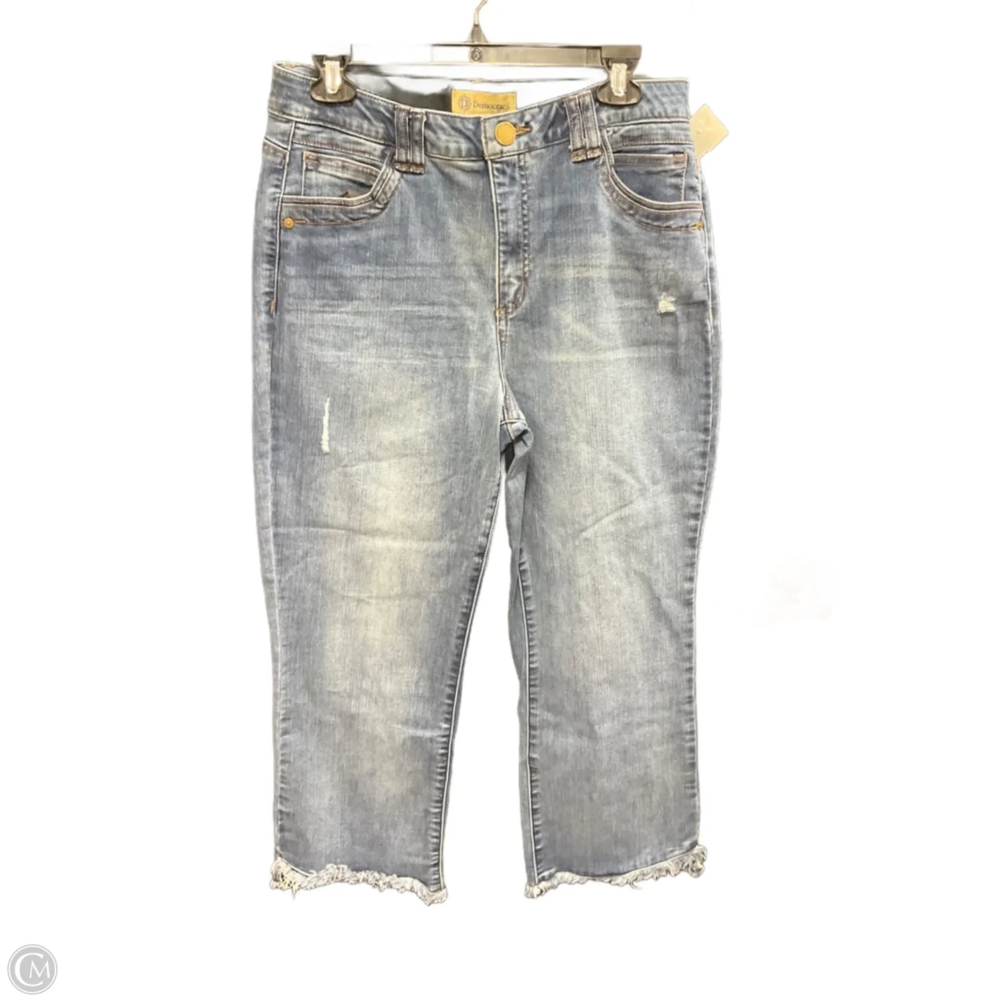 Jeans Straight By Democracy In Blue Denim, Size: 10