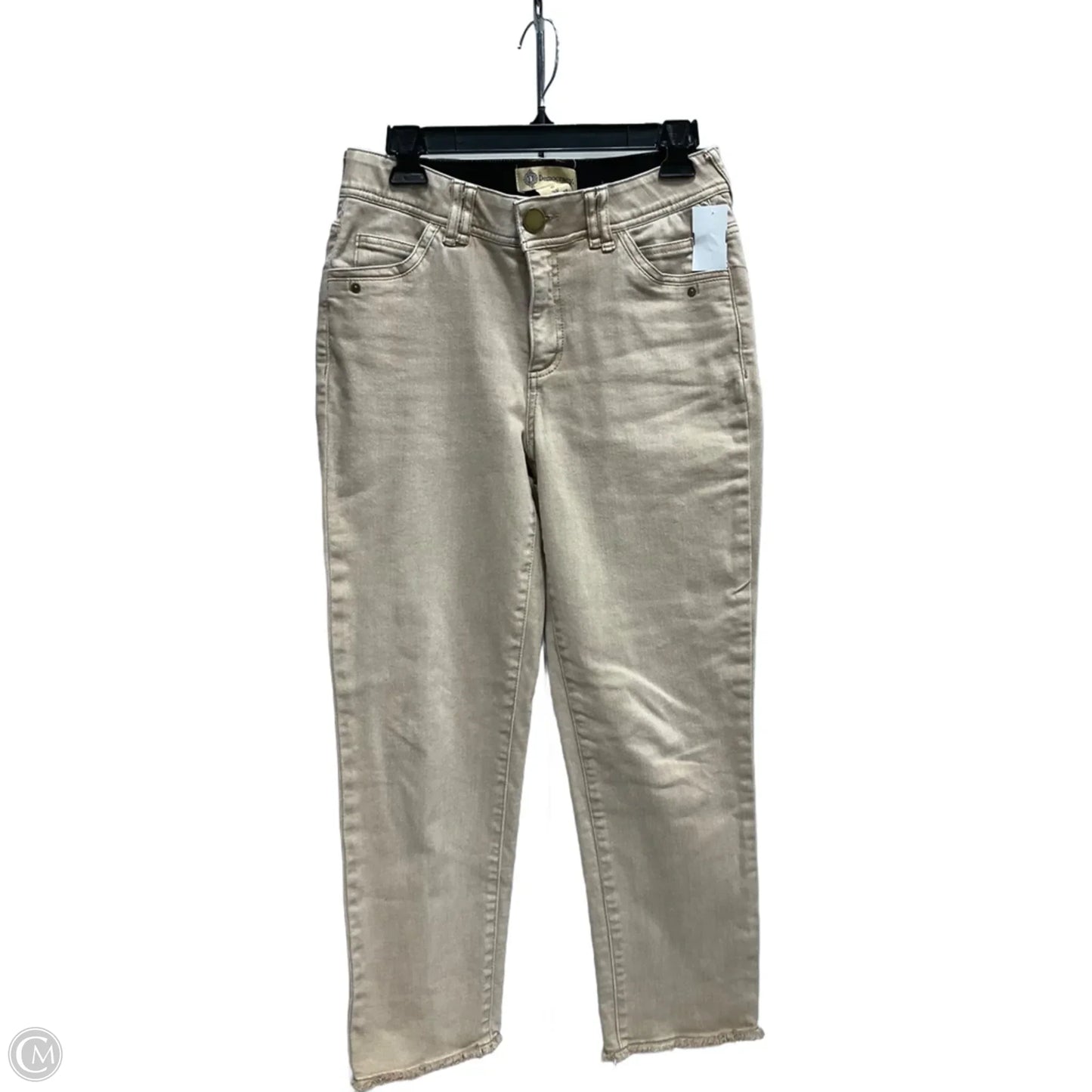 Jeans Straight By Democracy In Tan, Size: 6