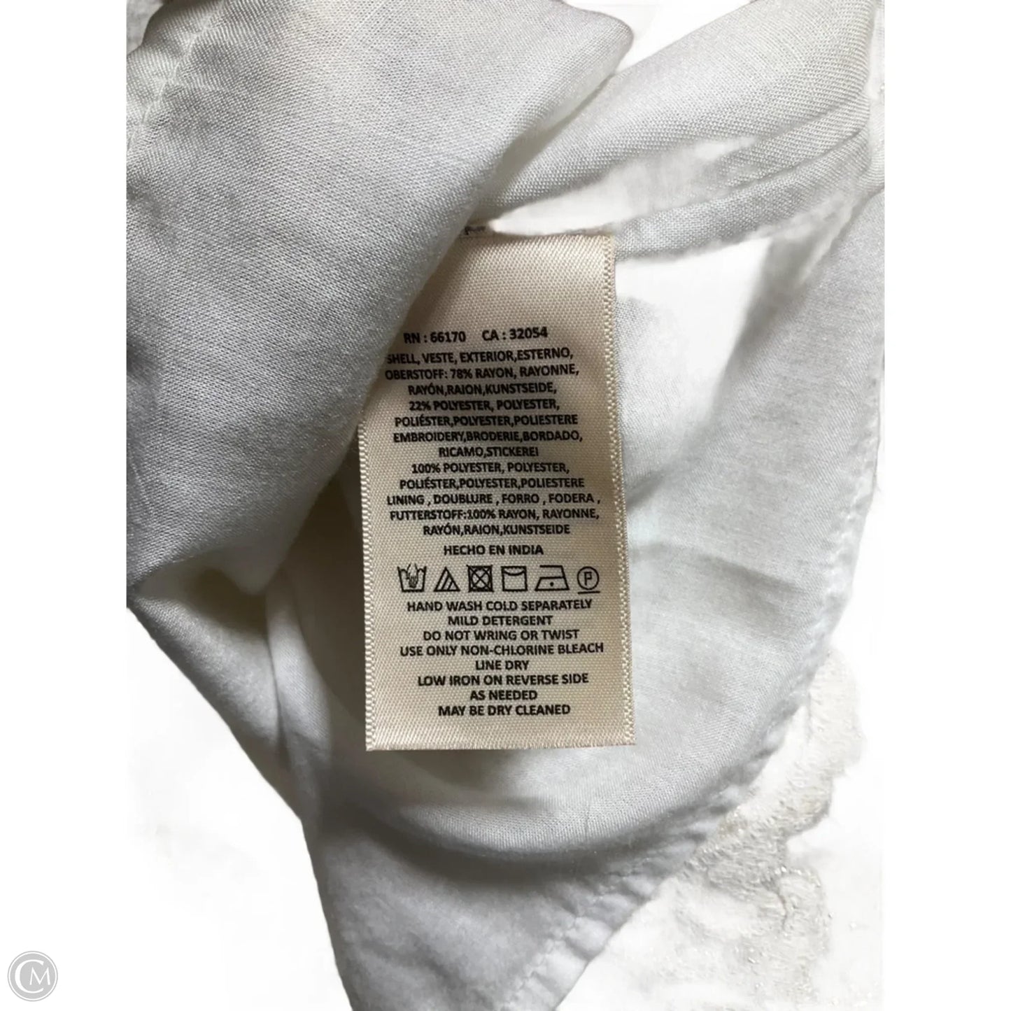 Top Sleeveless By Anthropologie In Gold & Tan, Size: 2