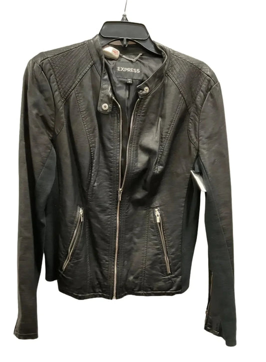 Jacket Other By Express In Black, Size: L