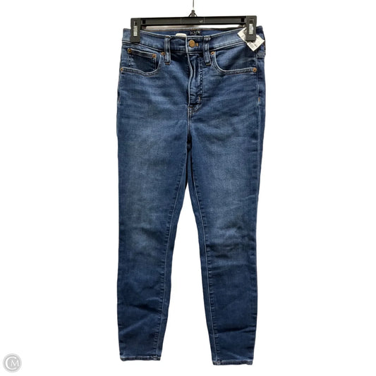 Jeans Skinny By J. Crew In Blue Denim, Size: 0