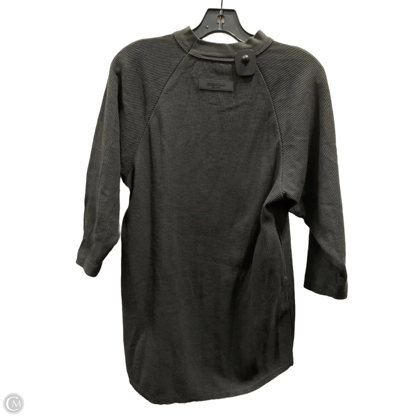 Tunic 3/4 Sleeve By Cmb In Grey, Size: 10