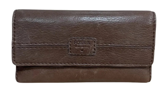 Wallet Leather By Fossil, Size: Small