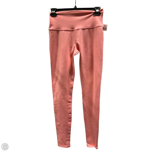 Athletic Leggings By Alo In Orange, Size: S