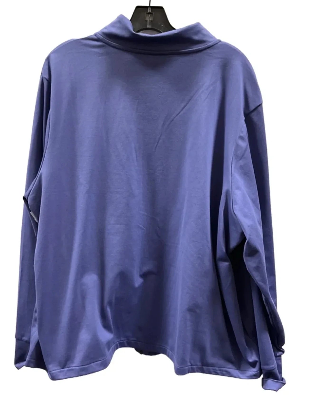 Athletic Jacket By Puma In Blue, Size: 3x