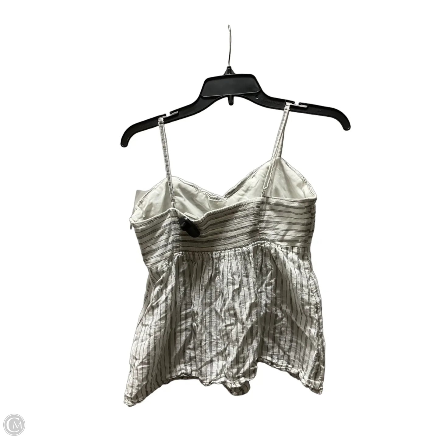 Top Sleeveless Basic By Banana Republic In Striped Pattern, Size: M