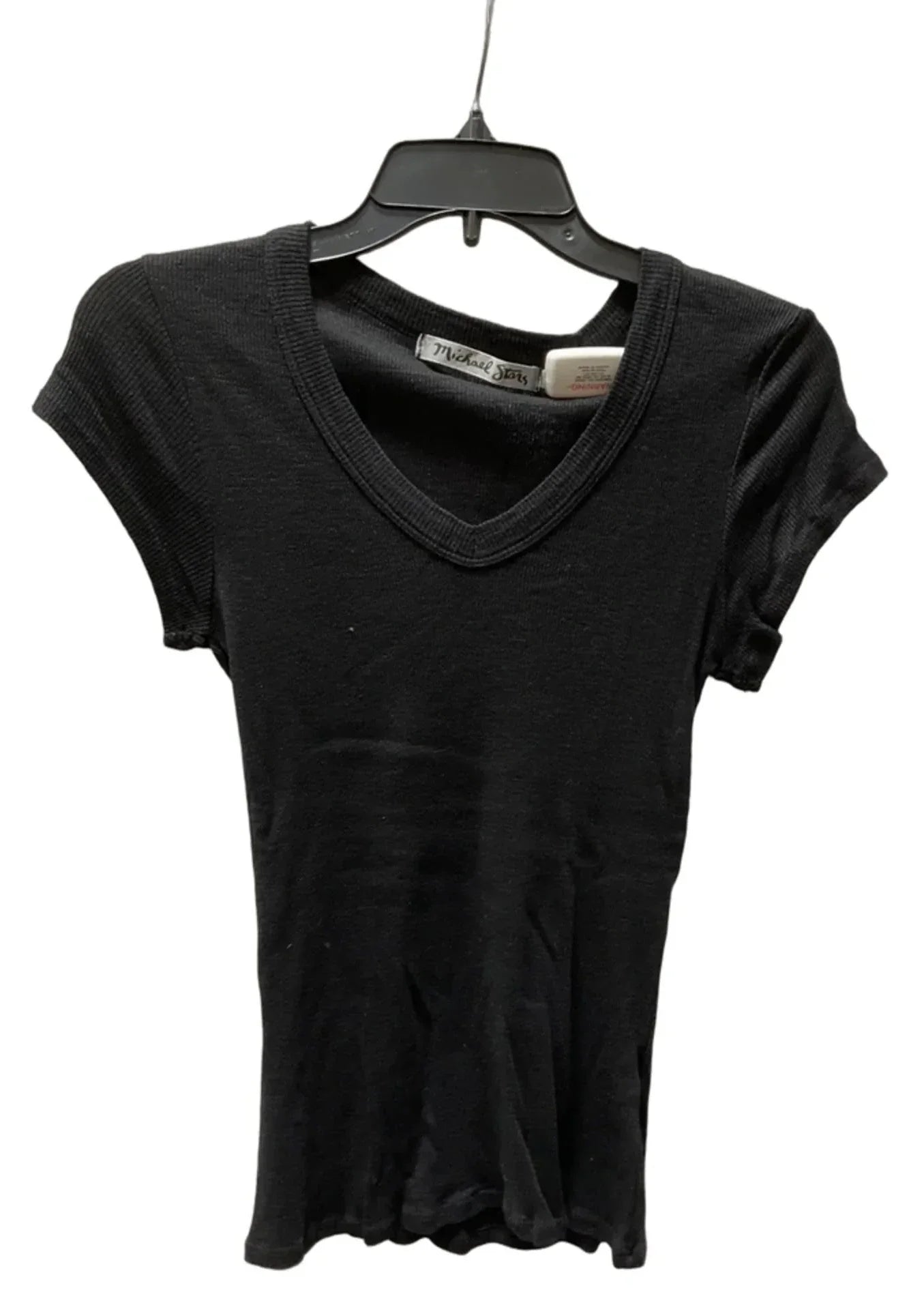 Top Short Sleeve Basic By Michael Stars In Black, Size: M