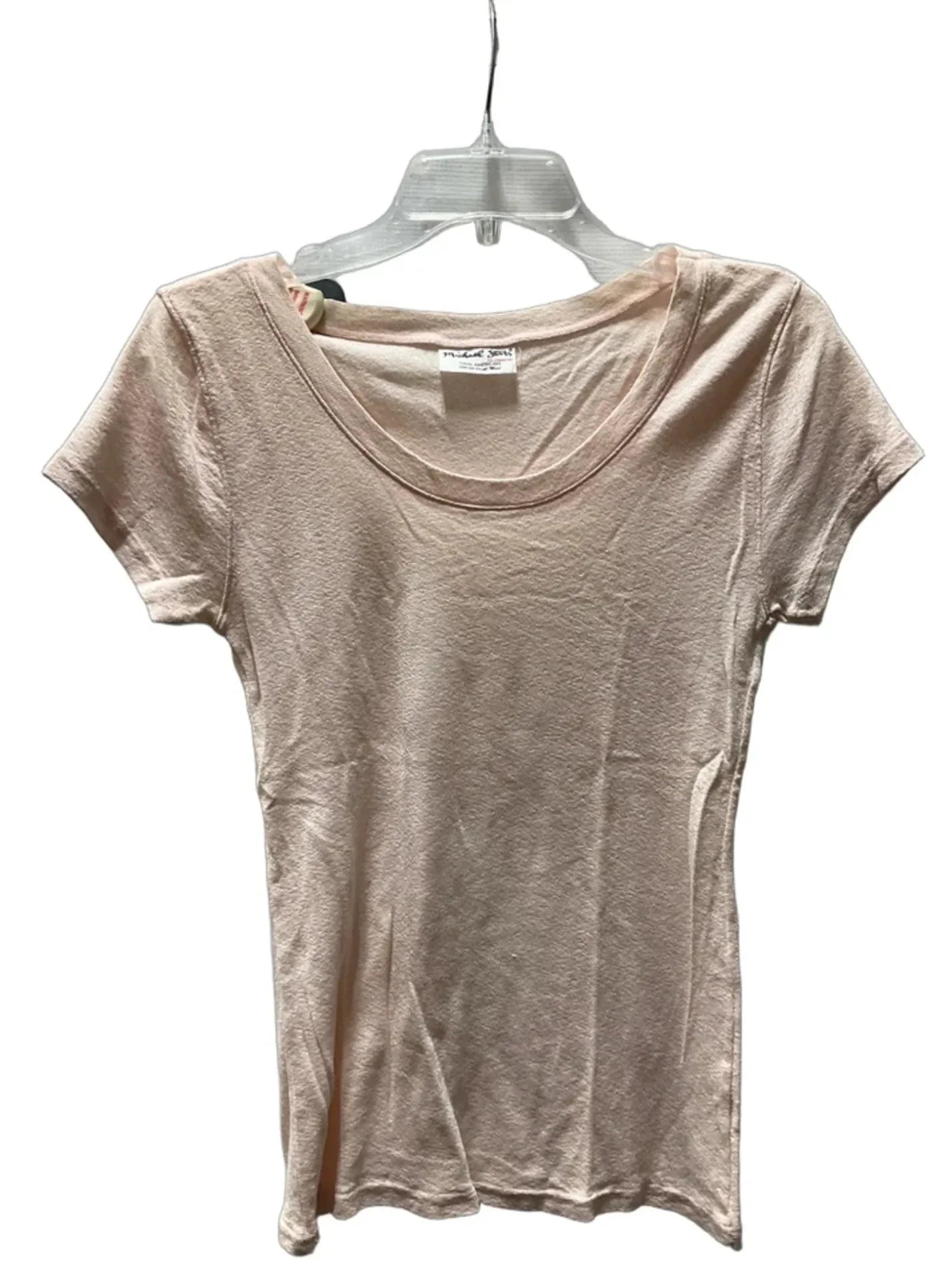 Top Short Sleeve Basic By Michael Stars In Yellow, Size: Osfm