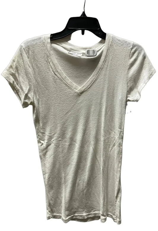 Top Short Sleeve Basic By Michael Stars In White, Size: Osfm