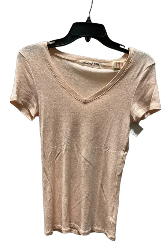 Top Short Sleeve Basic By Michael Stars In Orange