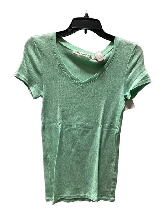 Top Short Sleeve Basic By Michael Stars In Green