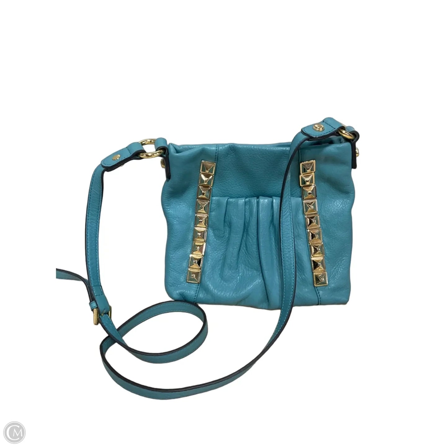 Handbag Leather By B. Makowsky, Size: Medium