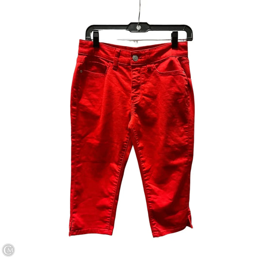 Capris By St Johns Bay In Red, Size: 6p