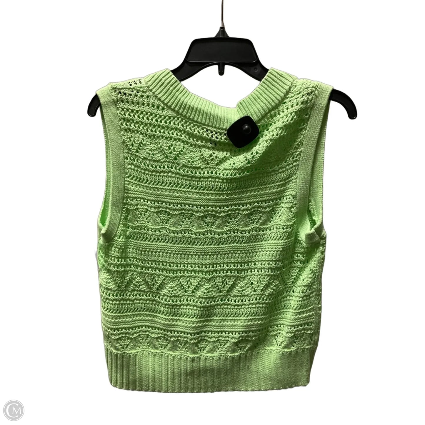 Top Sleeveless Basic By Talbots In Green, Size: Xs