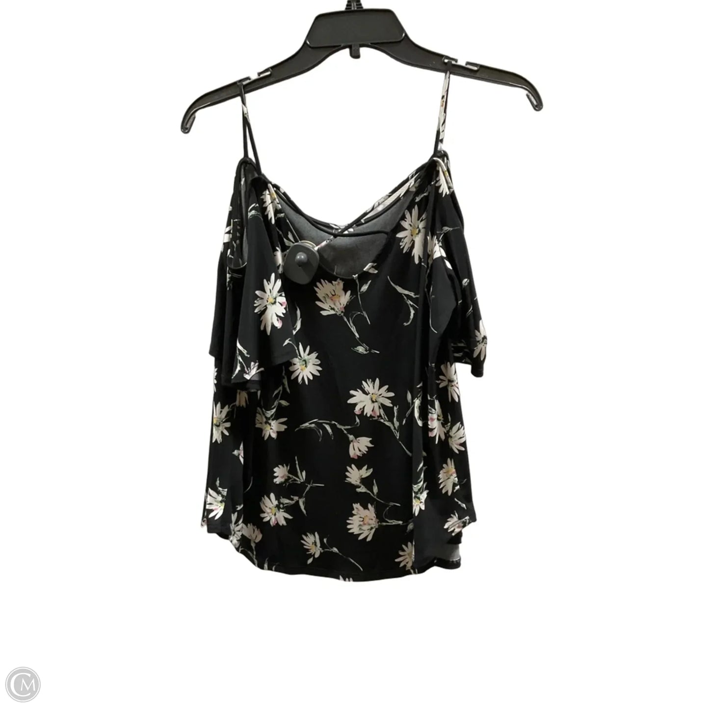 Top Short Sleeve Basic By Kaileigh In Floral Print, Size: L