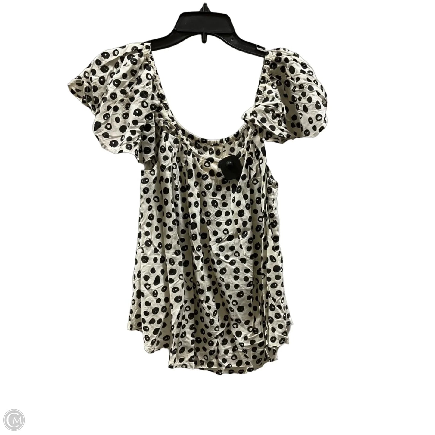 Top Sleeveless Basic By Maeve In Black & White, Size: L