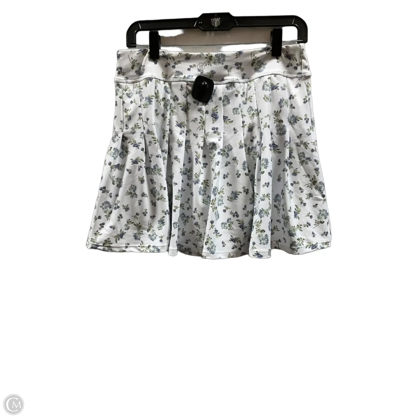 Athletic Skort By Sage In Floral Print, Size: L