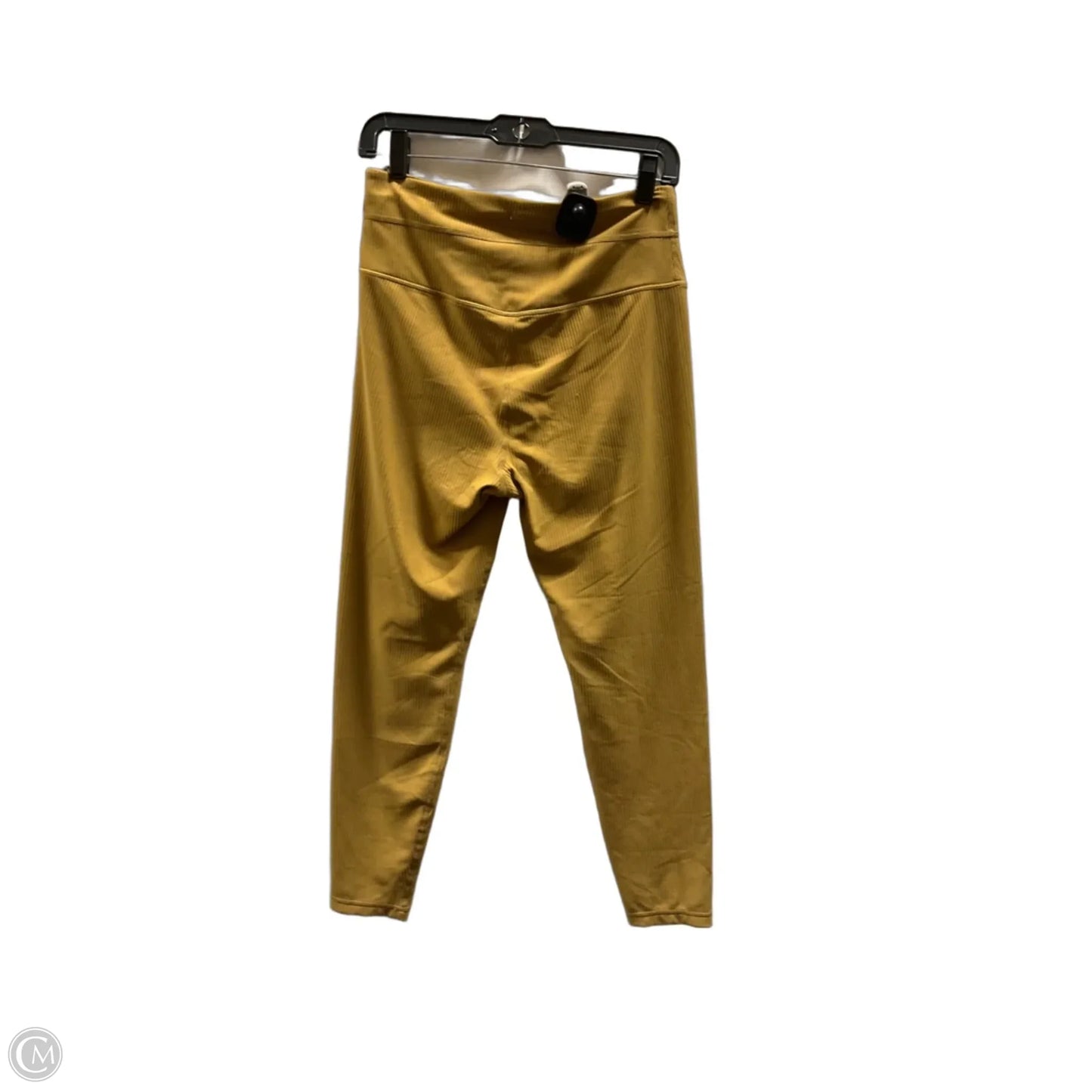 Athletic Leggings By Mta Pro In Yellow, Size: M