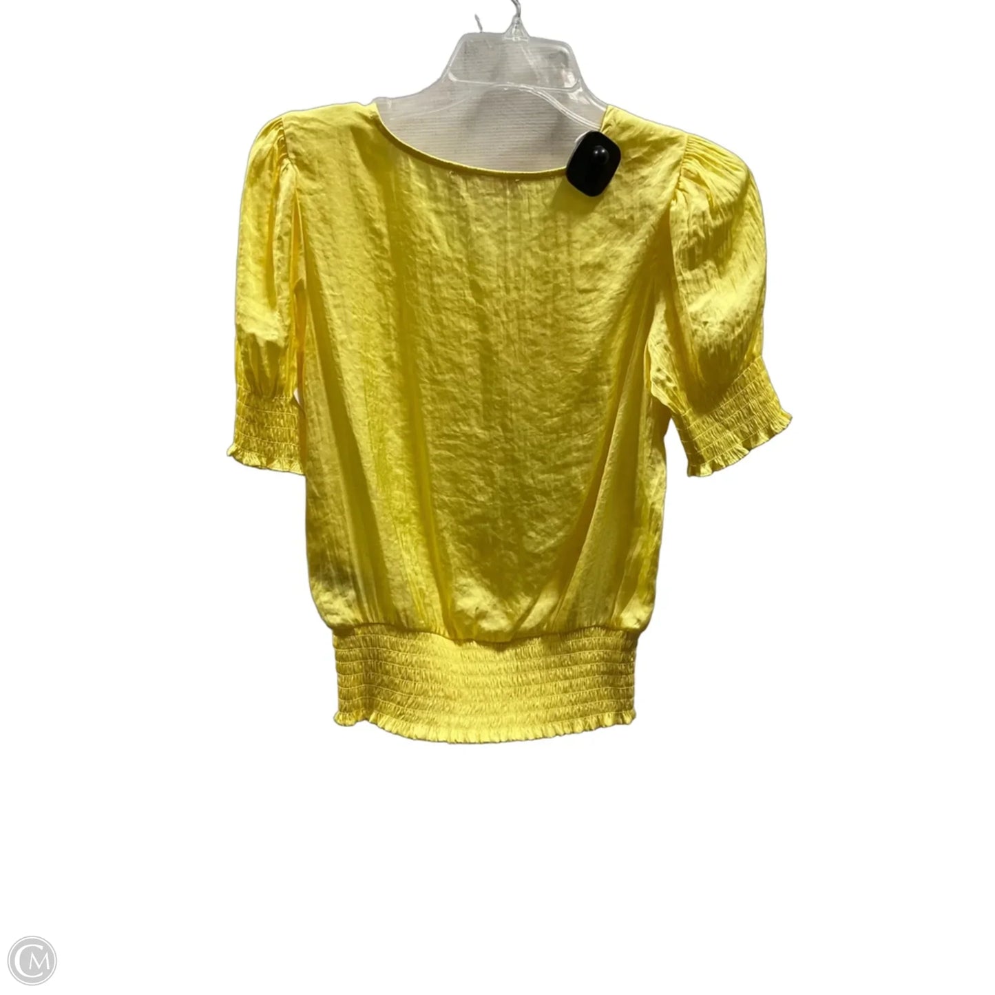 Top Short Sleeve By Philosophy In Yellow, Size: Sp