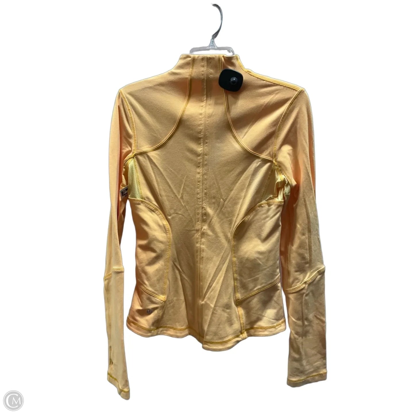 Athletic Jacket By Lululemon In Yellow, Size: 6