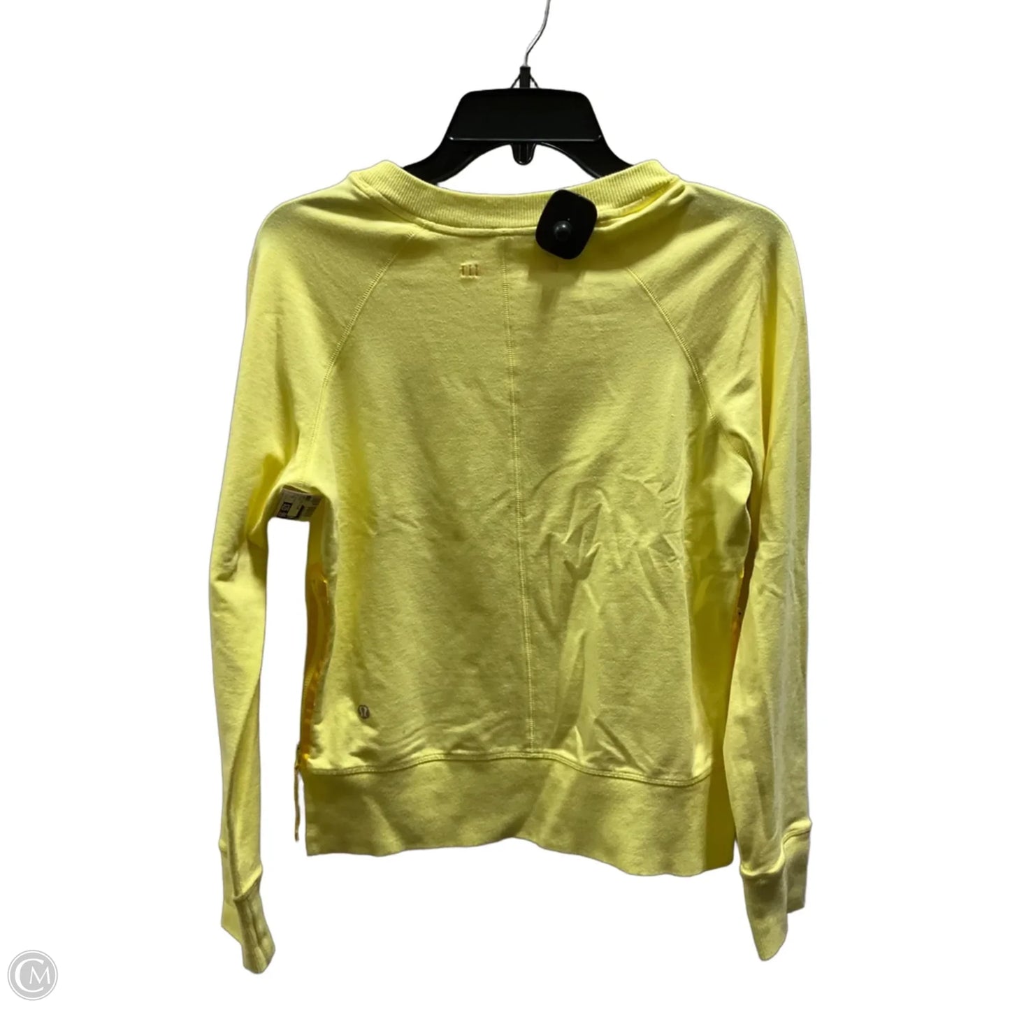 Sweatshirt Collar By Lululemon In Yellow, Size: 6