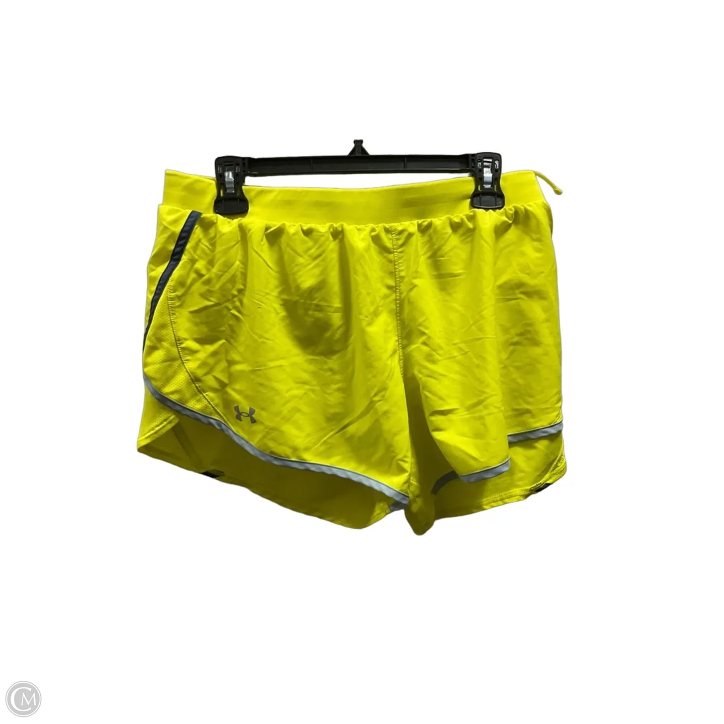 Athletic Shorts By Under Armour In Yellow, Size: Xl