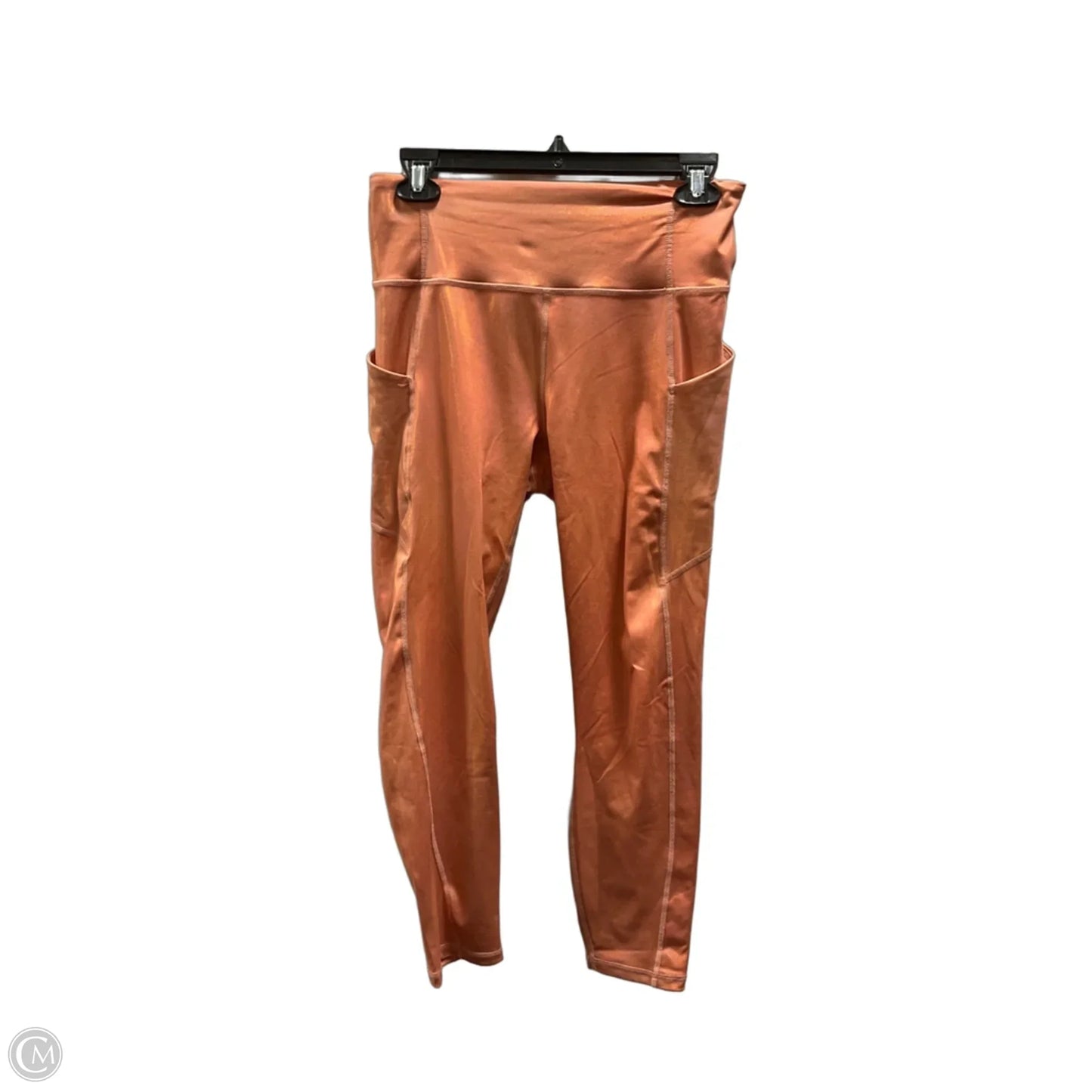 Athletic Leggings By Fabletics In Orange, Size: M