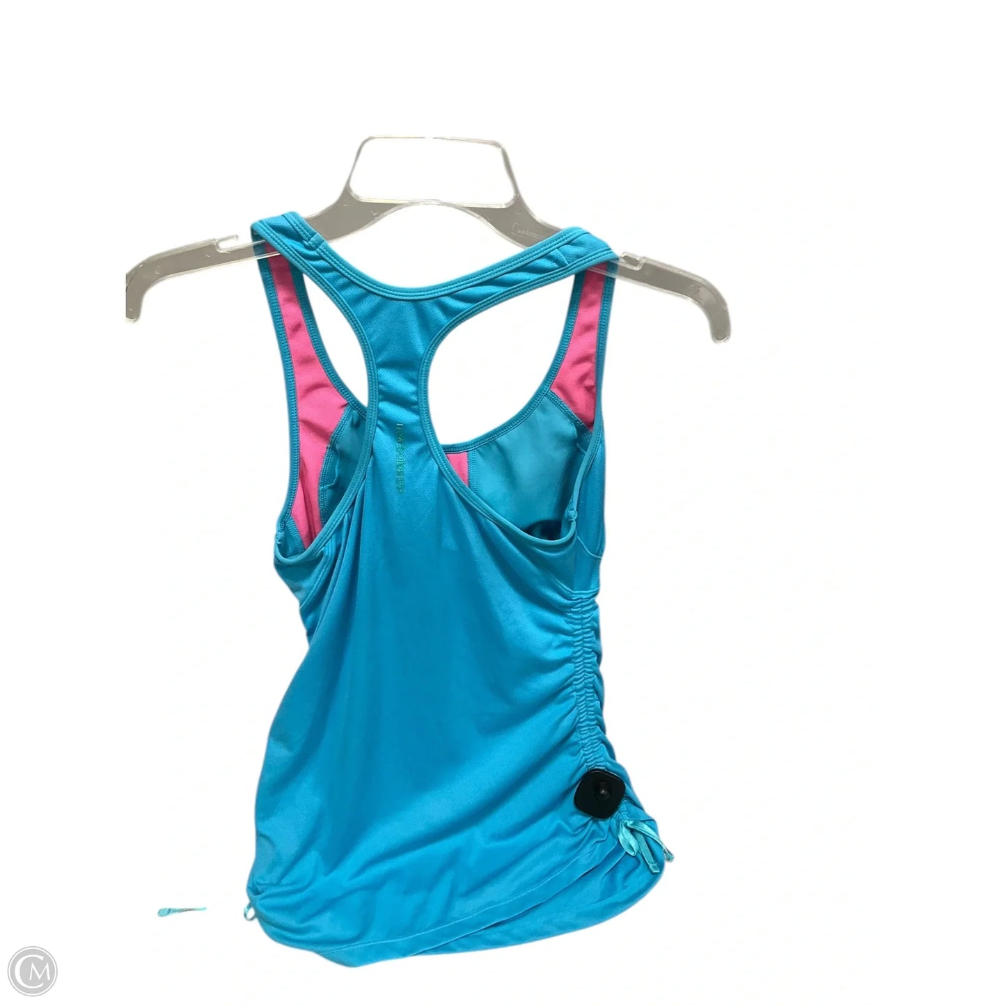 Athletic Tank Top By New Balance In Turquoise, Size: M